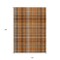 Edge Collections - 10' x 14' - Brown - Plaid Washable Non-Skid Area Rug for Indoor and Outdoor Use - 1 Piece
